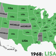 Illustration for article titled Map: Six Decades of the Most Popular Names for Girls, State-by-State